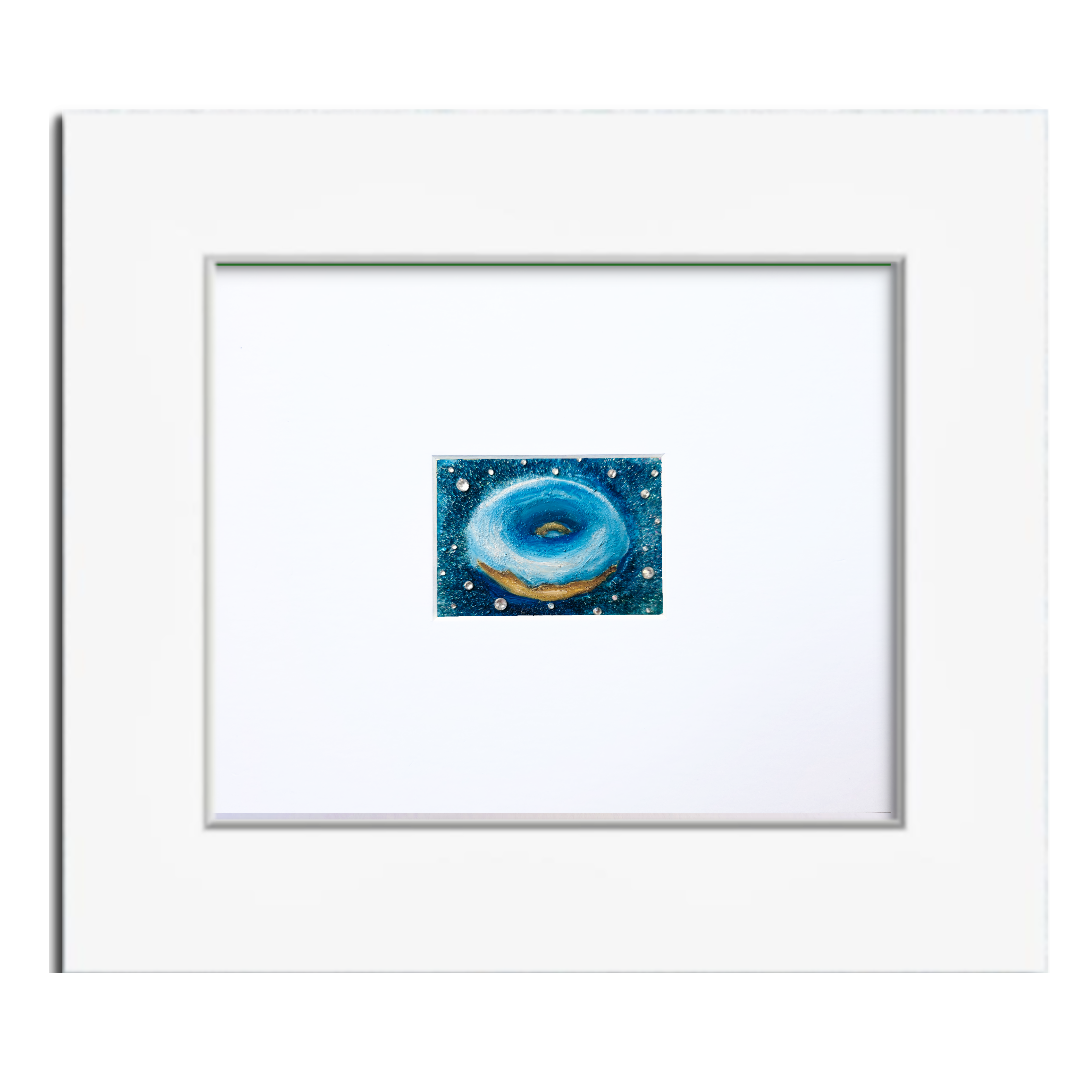 Blue Supernova – Original ACEO Miniature Oil Painting