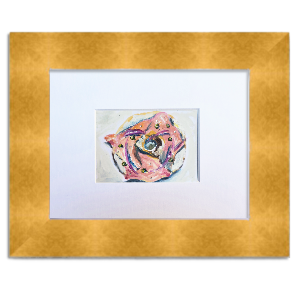 Bagel with Lox and Cream Cheese – Original ACEO Miniature Oil Painting