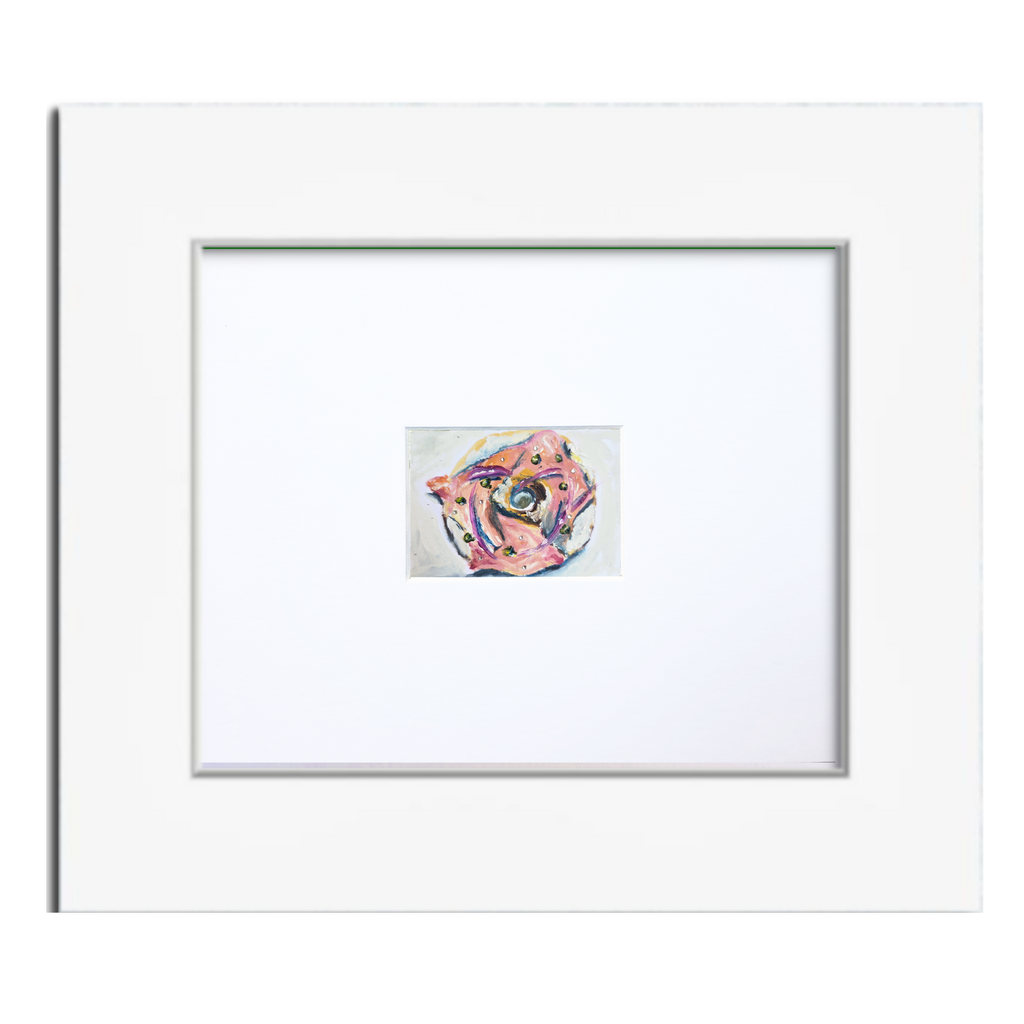 Bagel with Lox and Cream Cheese – Original ACEO Miniature Oil Painting