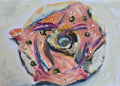 Bagel with Lox and Cream Cheese – Original ACEO Miniature Oil Painting