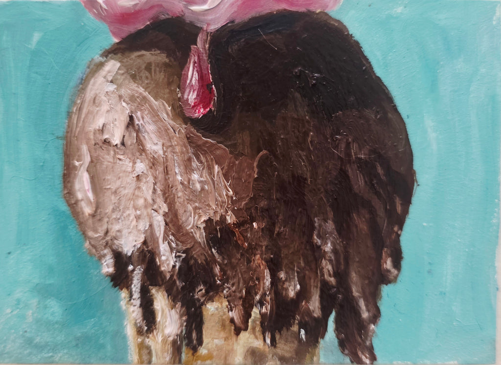 Lick Fast! – Original ACEO Miniature Oil Painting