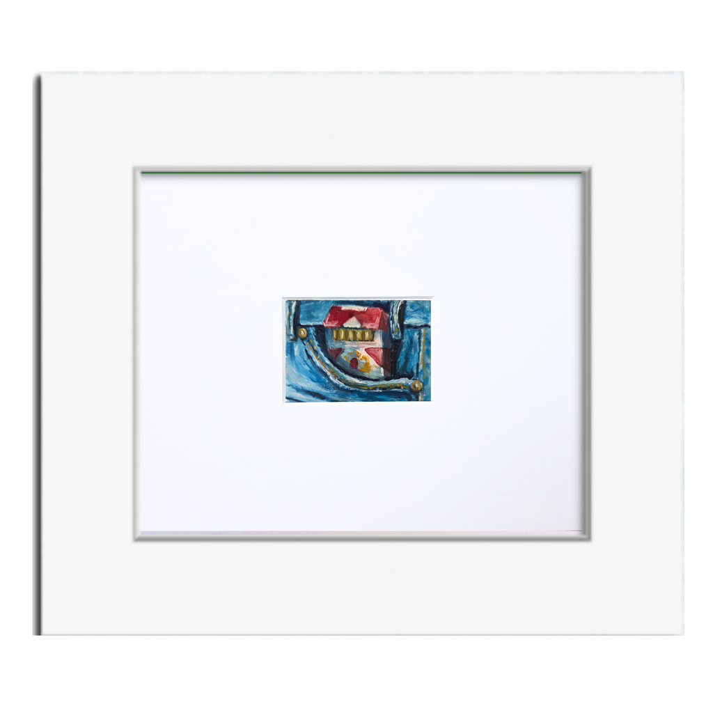 The Shadow in My Pocket — Original ACEO Mini Painting