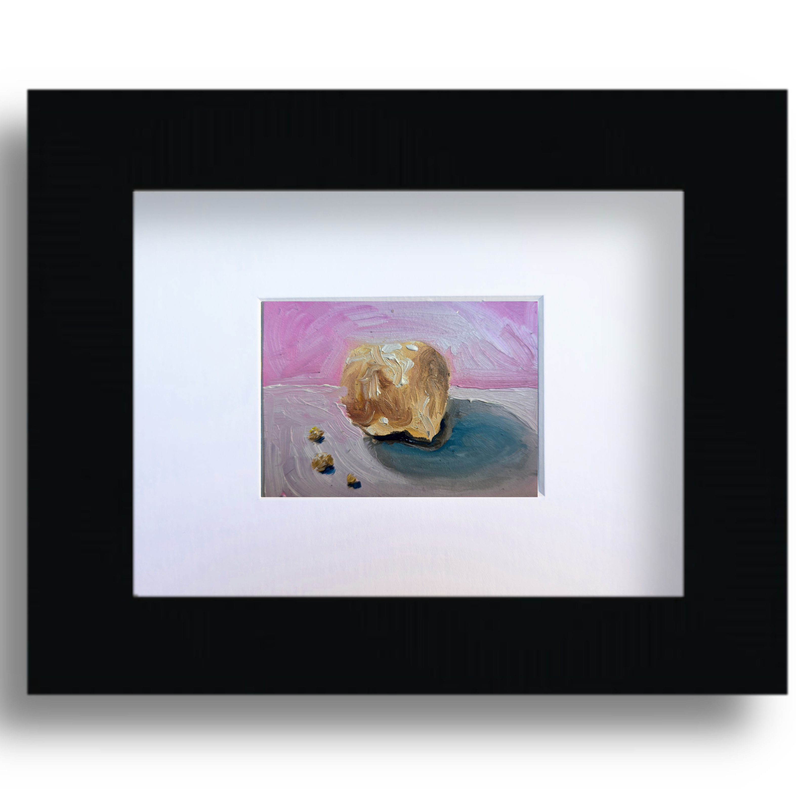 Donut Hole – Original ACEO Miniature Oil Painting