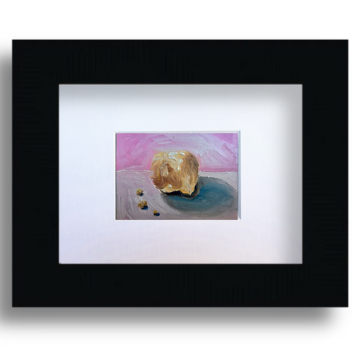 Donut Hole – Original ACEO Miniature Oil Painting