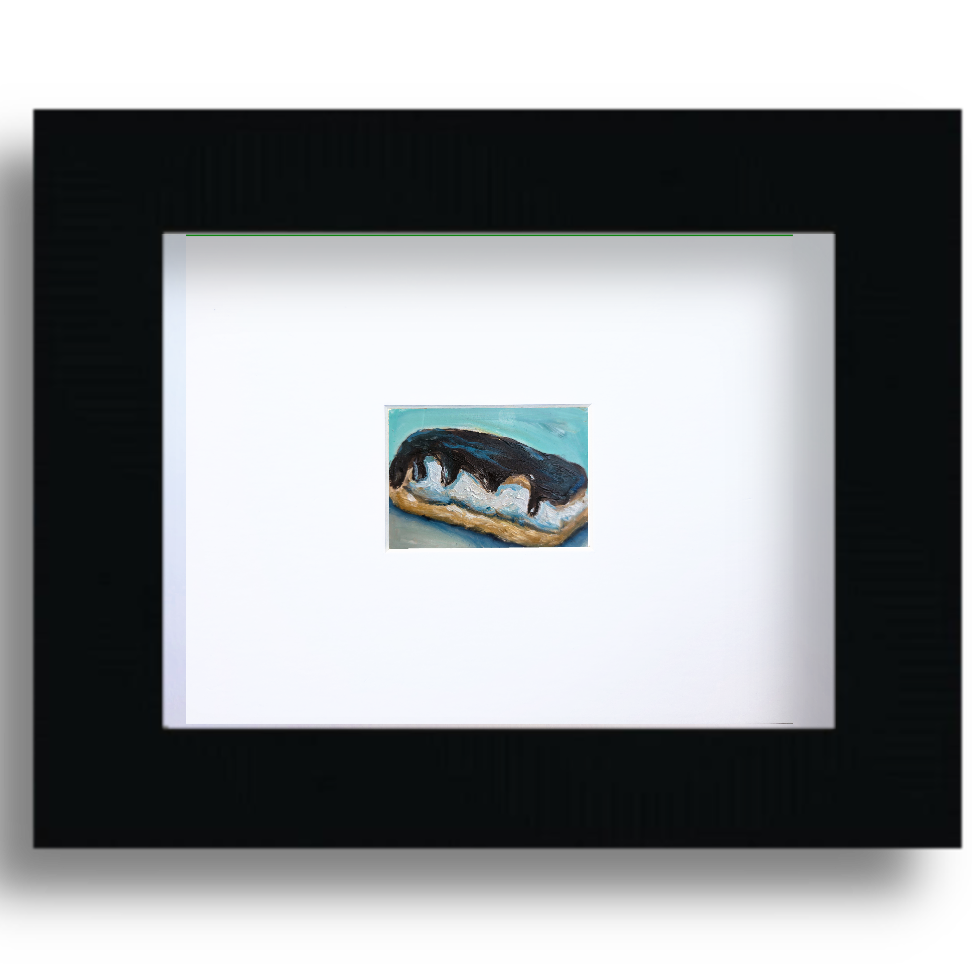 Chocolate Éclair – Original ACEO Miniature Oil Painting