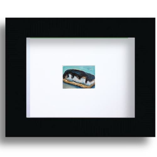 Chocolate Éclair – Original ACEO Miniature Oil Painting