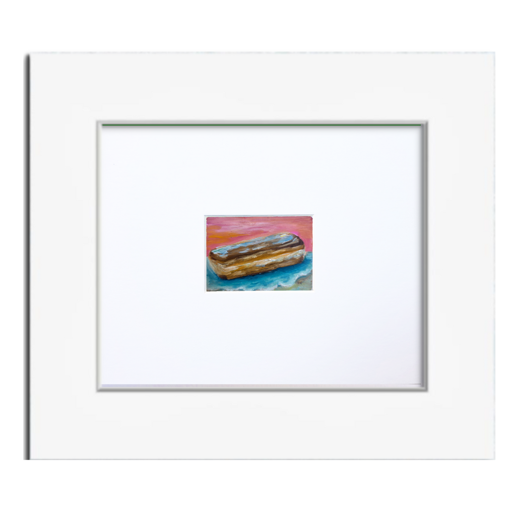 Maple Long John on the Beach – Original ACEO Miniature Oil Painting