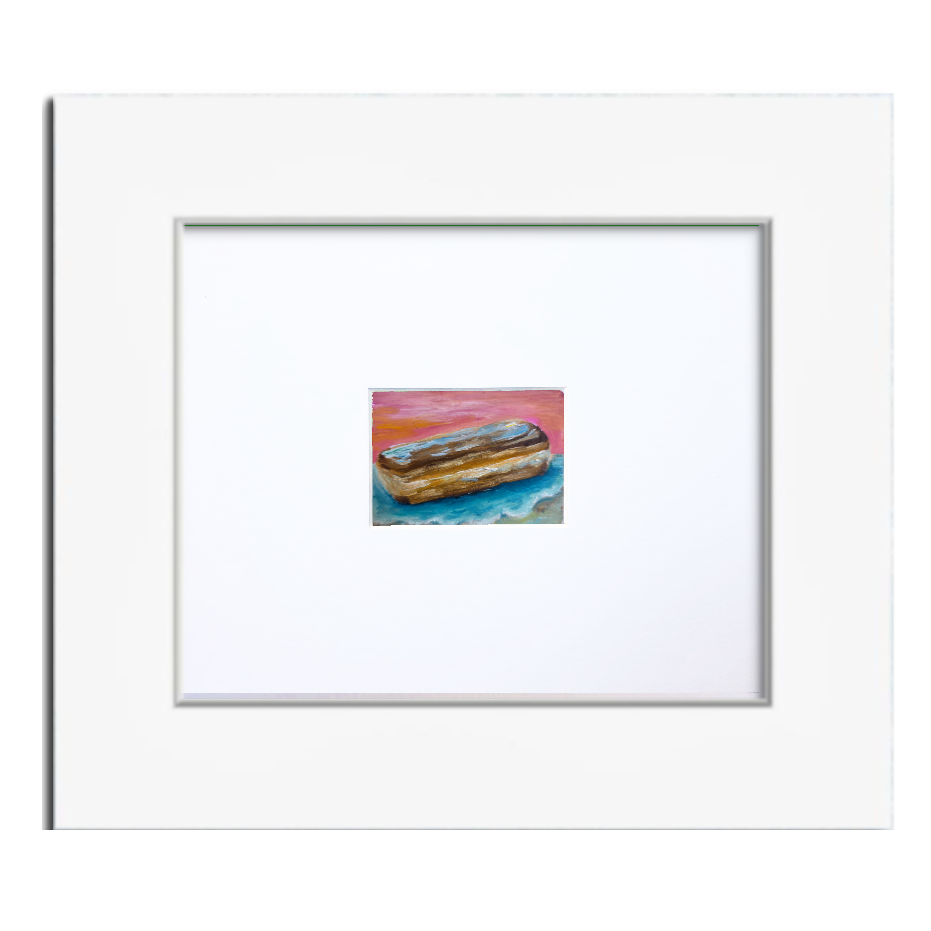 Maple Long John on the Beach – Original ACEO Miniature Oil Painting