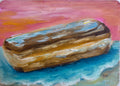 Maple Long John on the Beach – Original ACEO Miniature Oil Painting