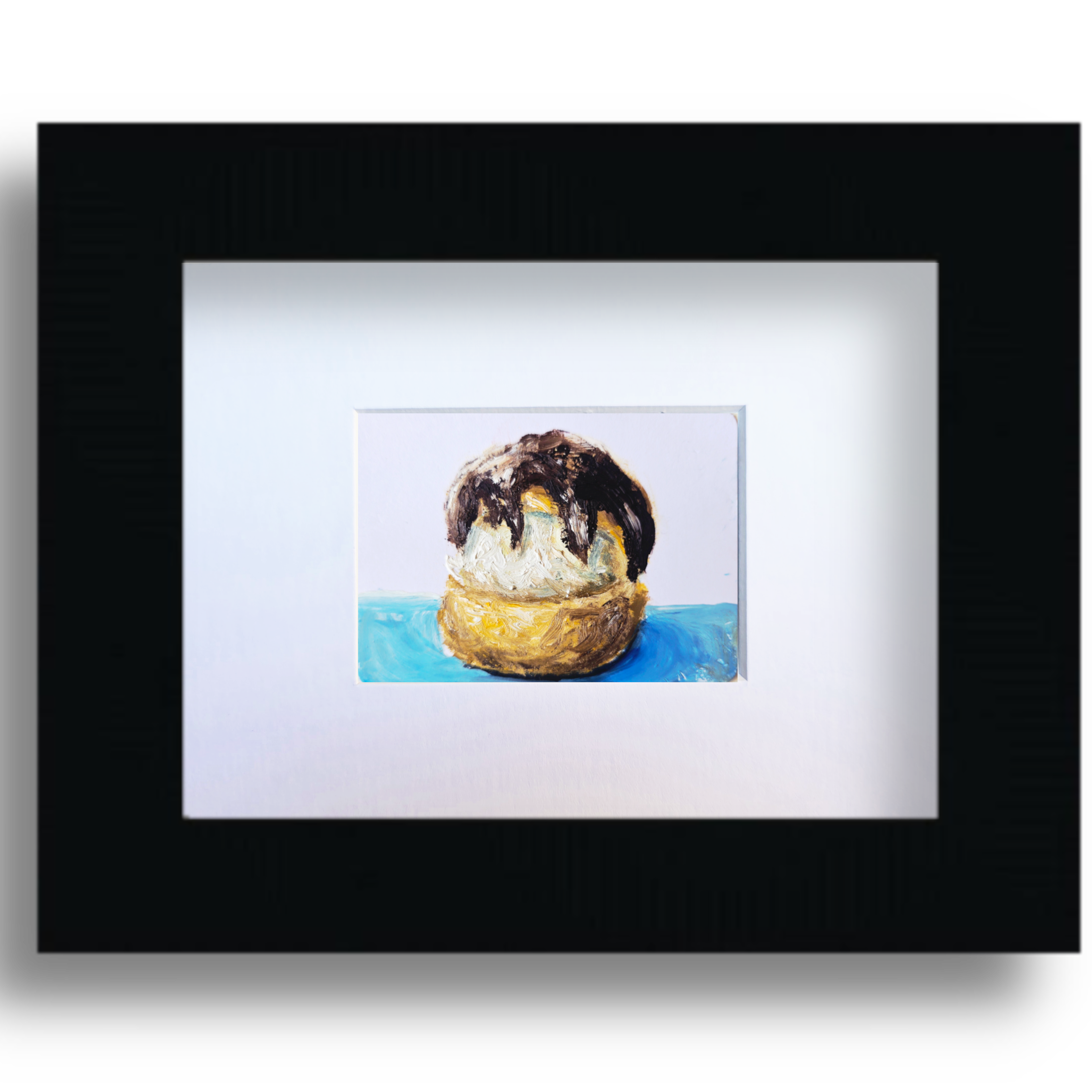 Profiterole – Original ACEO Miniature Oil Painting