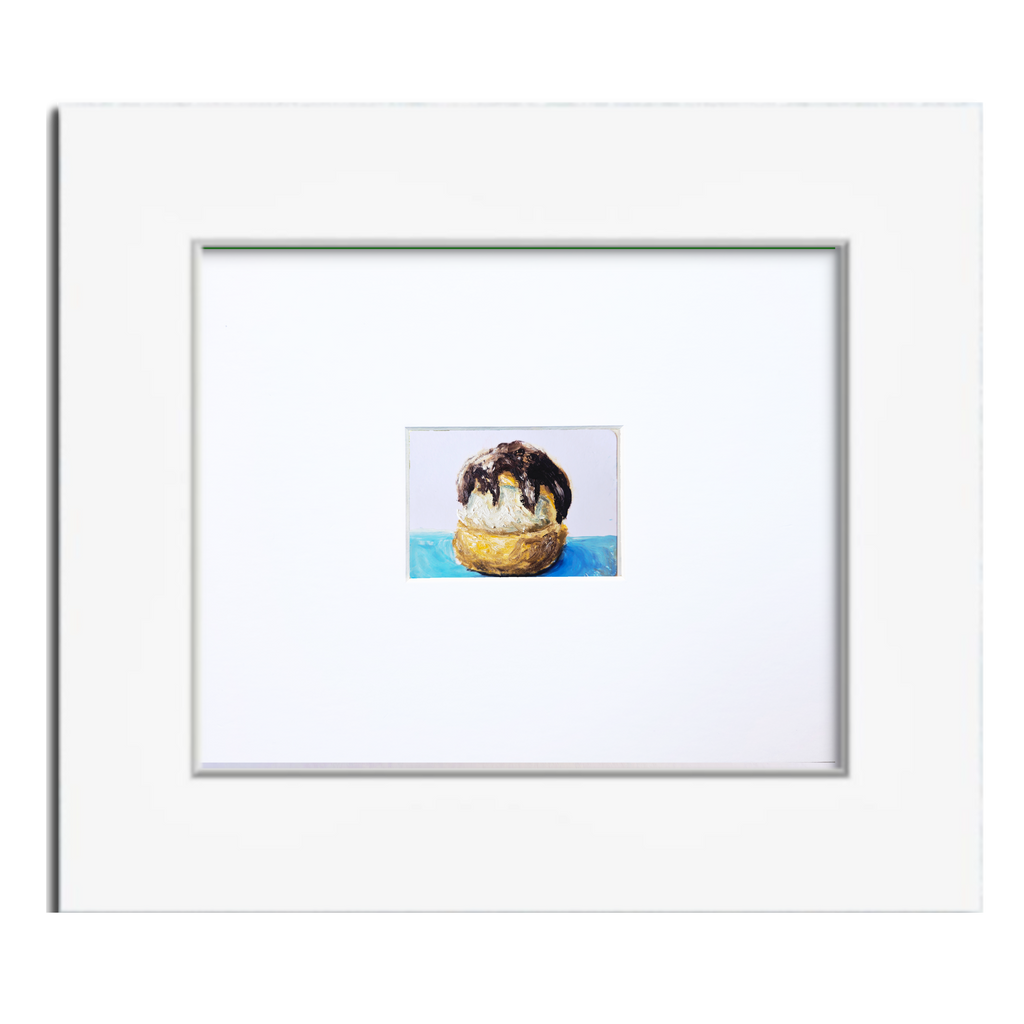 Profiterole – Original ACEO Miniature Oil Painting
