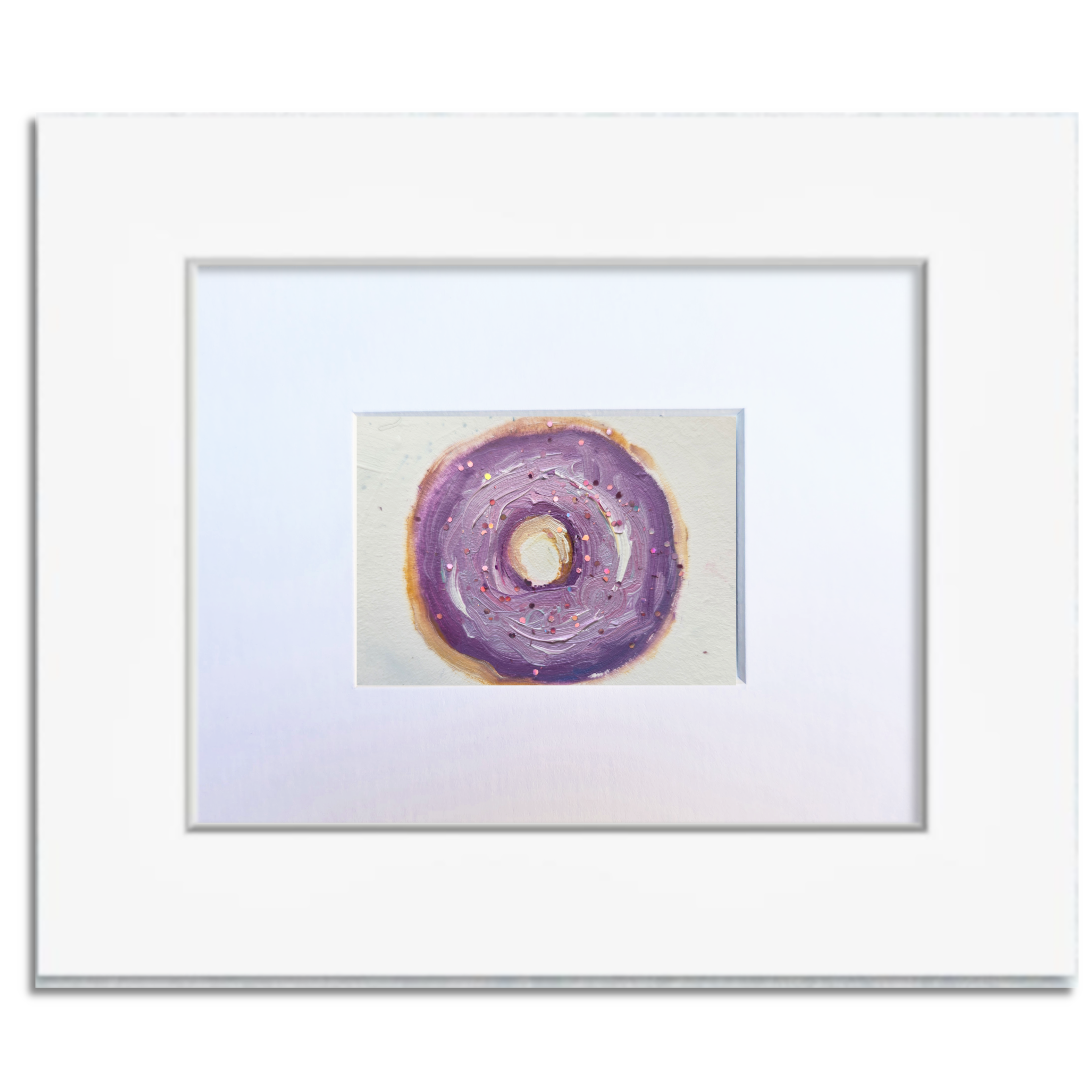The Royal Donut – Original ACEO Miniature Oil Painting