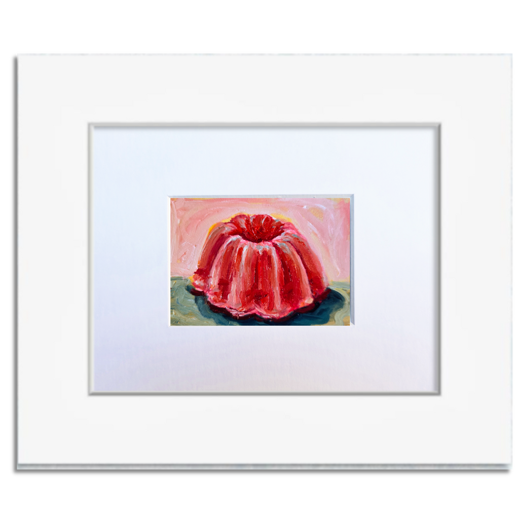 Red Jello – Original ACEO Miniature Oil Painting