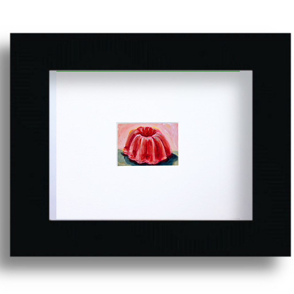 Red Jello – Original ACEO Miniature Oil Painting