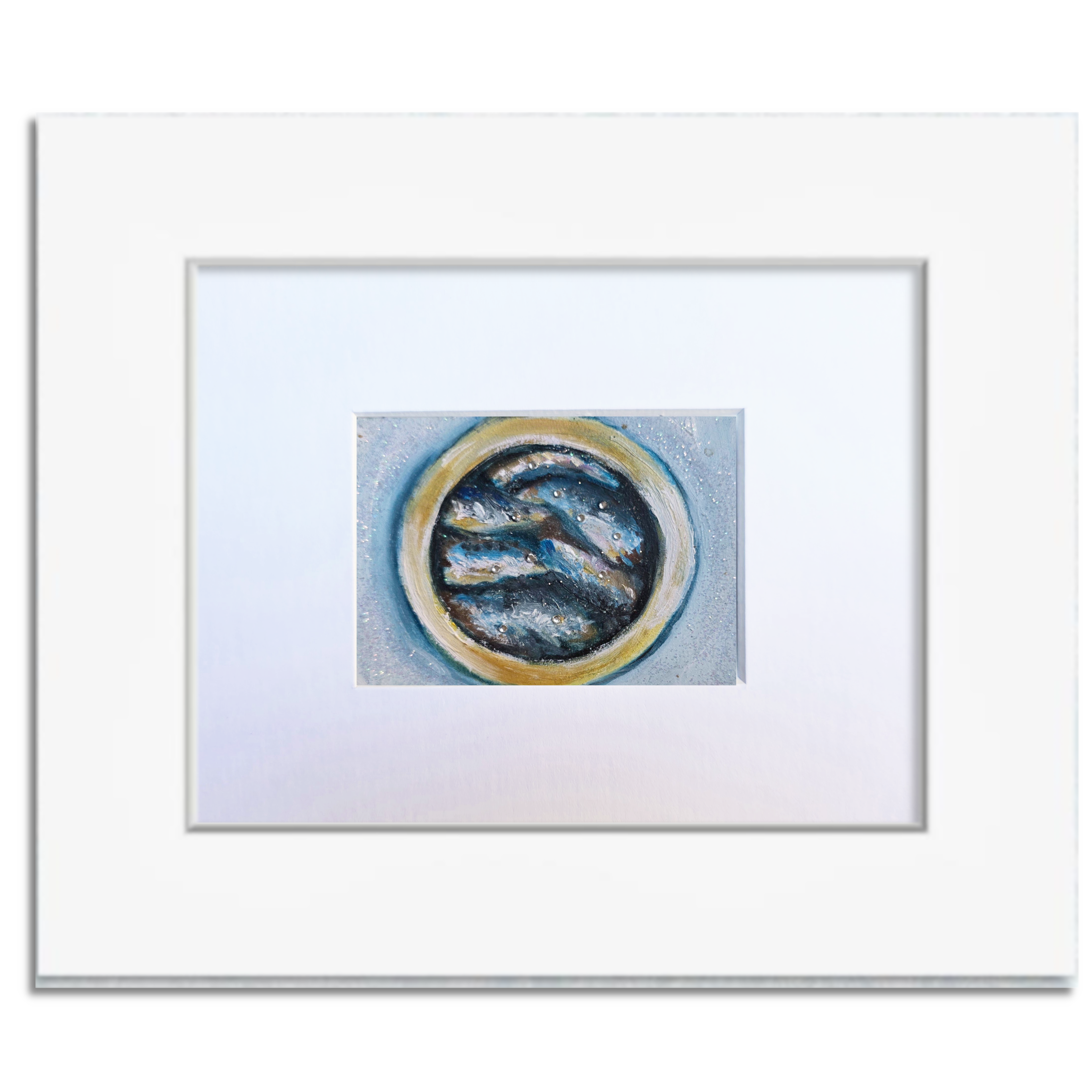 Sardines in a Round Tin – Original ACEO Miniature Oil Painting