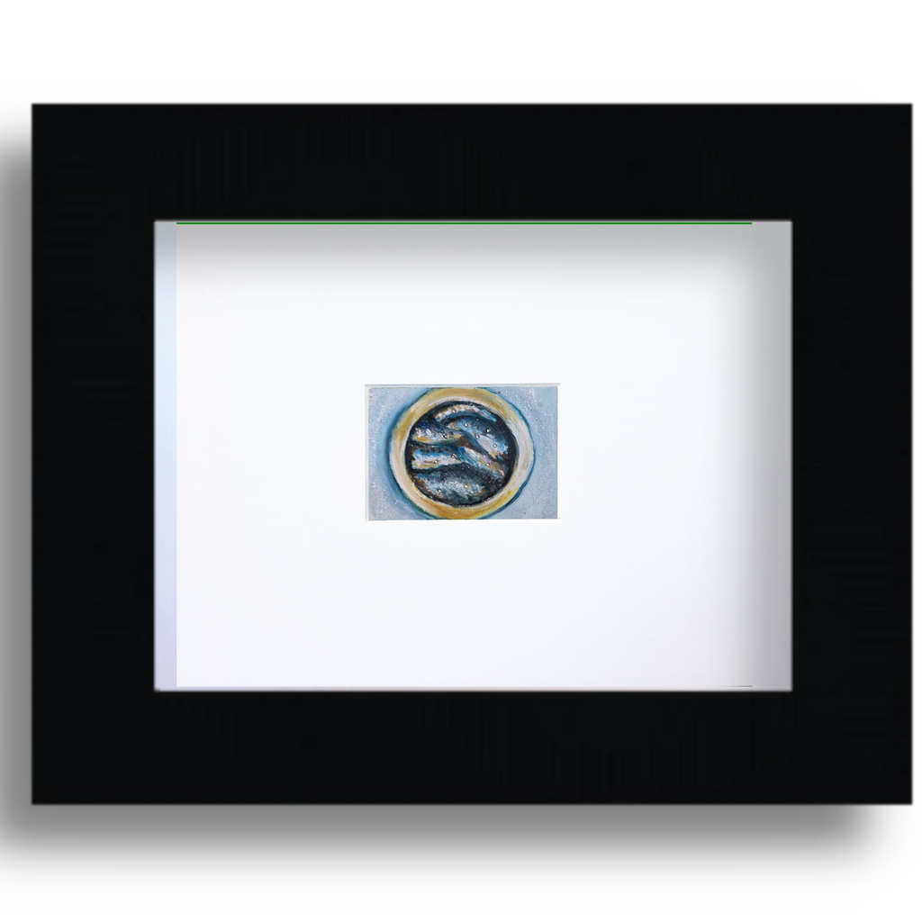 Sardines in a Round Tin – Original ACEO Miniature Oil Painting