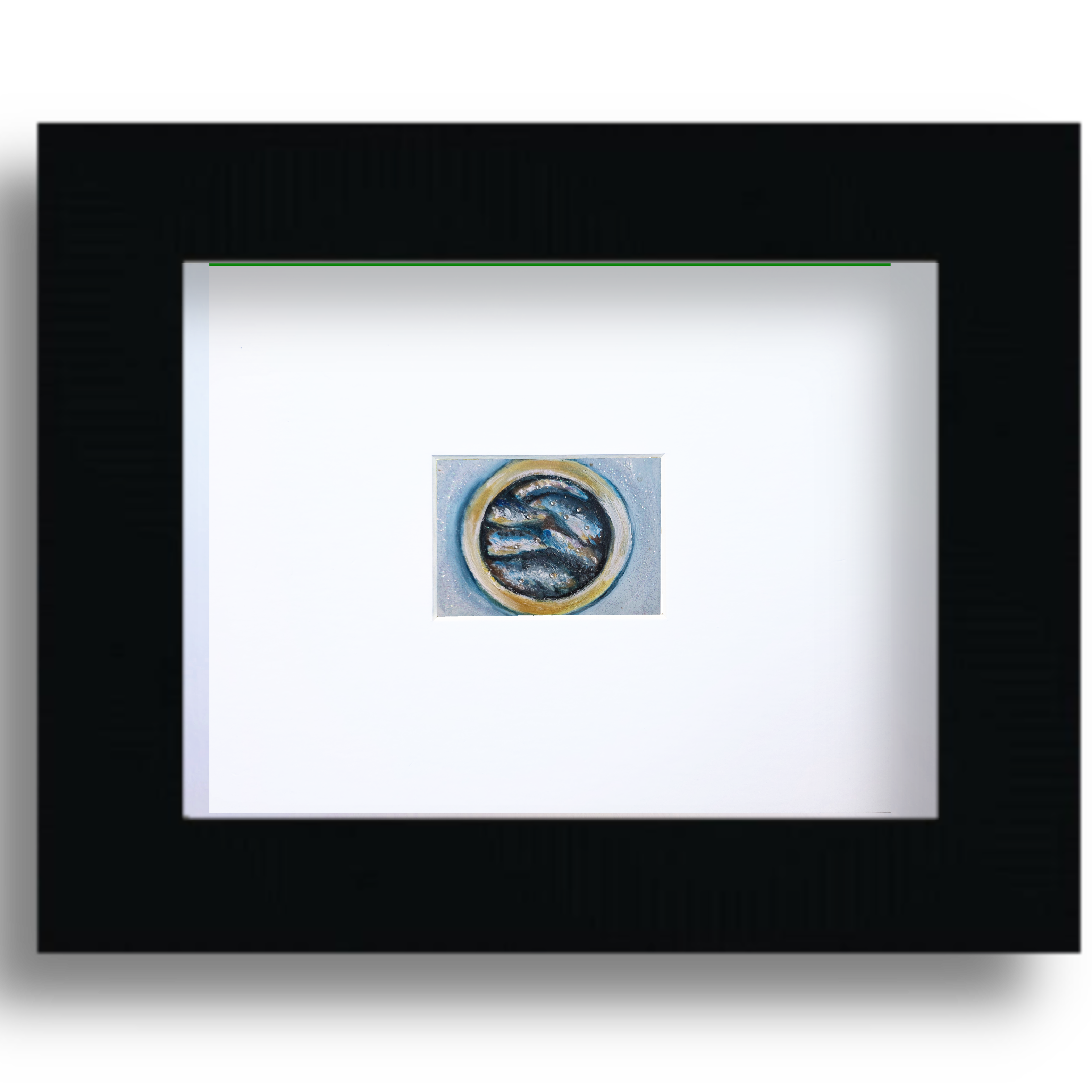 Sardines in a Round Tin – Original ACEO Miniature Oil Painting