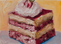 Strawberry Shortcake - Original ACEO miniature oil painting