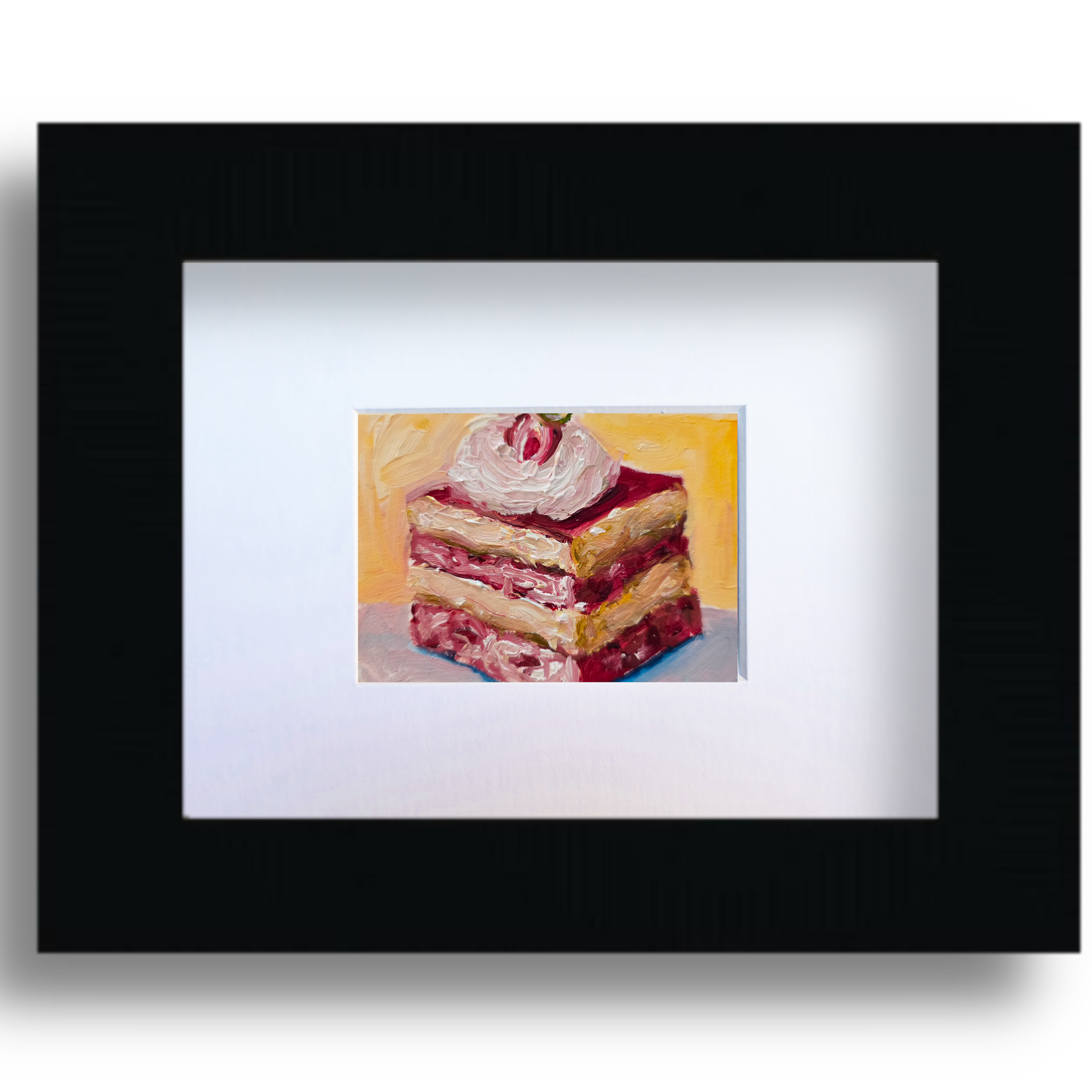 Strawberry Shortcake - Original ACEO miniature oil painting