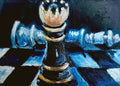 The Sicilian Defense — Original ACEO Mini Painting