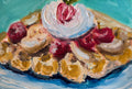 Waffle — Original ACEO Miniature Oil Painting
